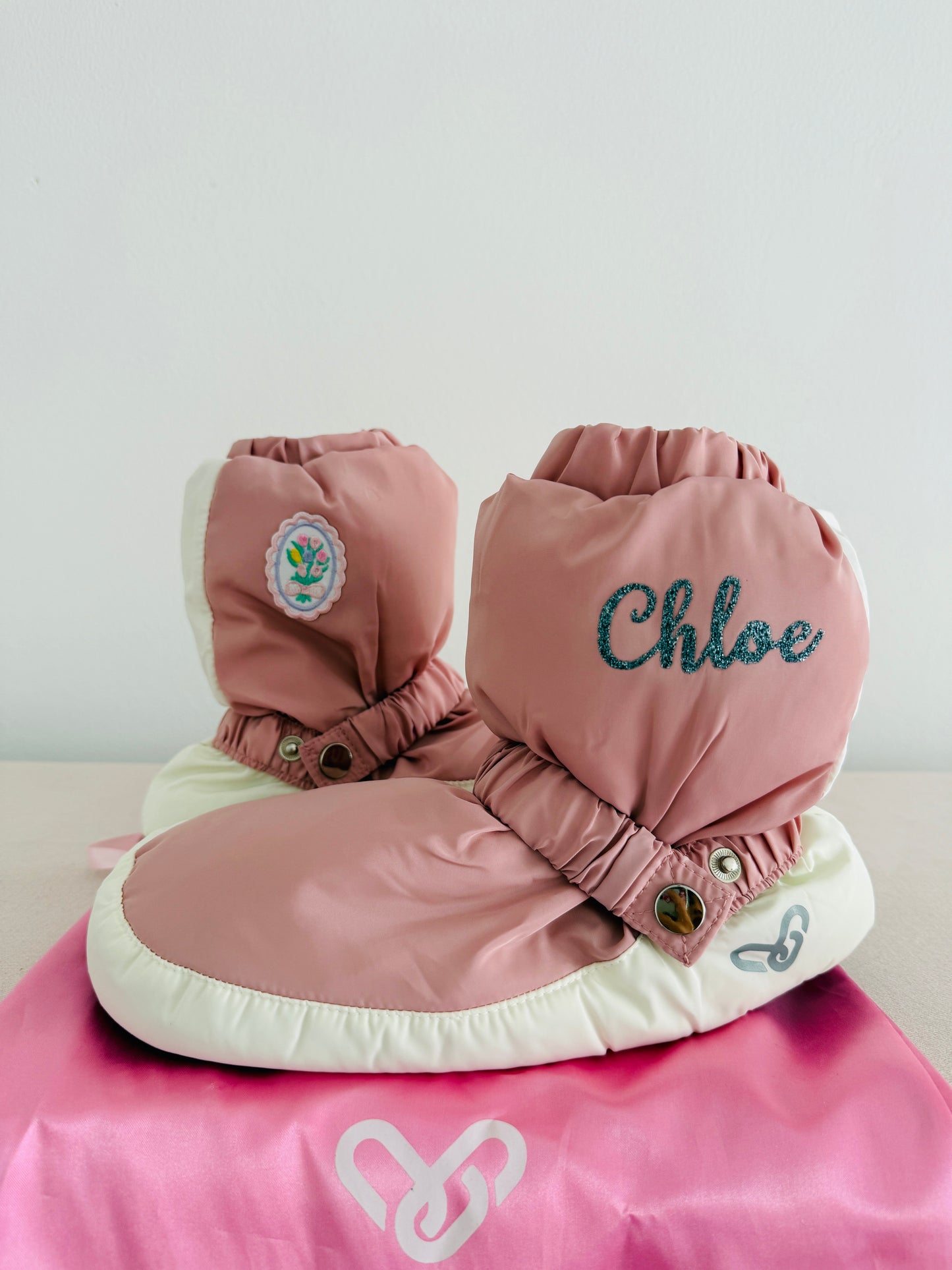 Vivid warm-up Booties with Dust bag (Personalisation is available)