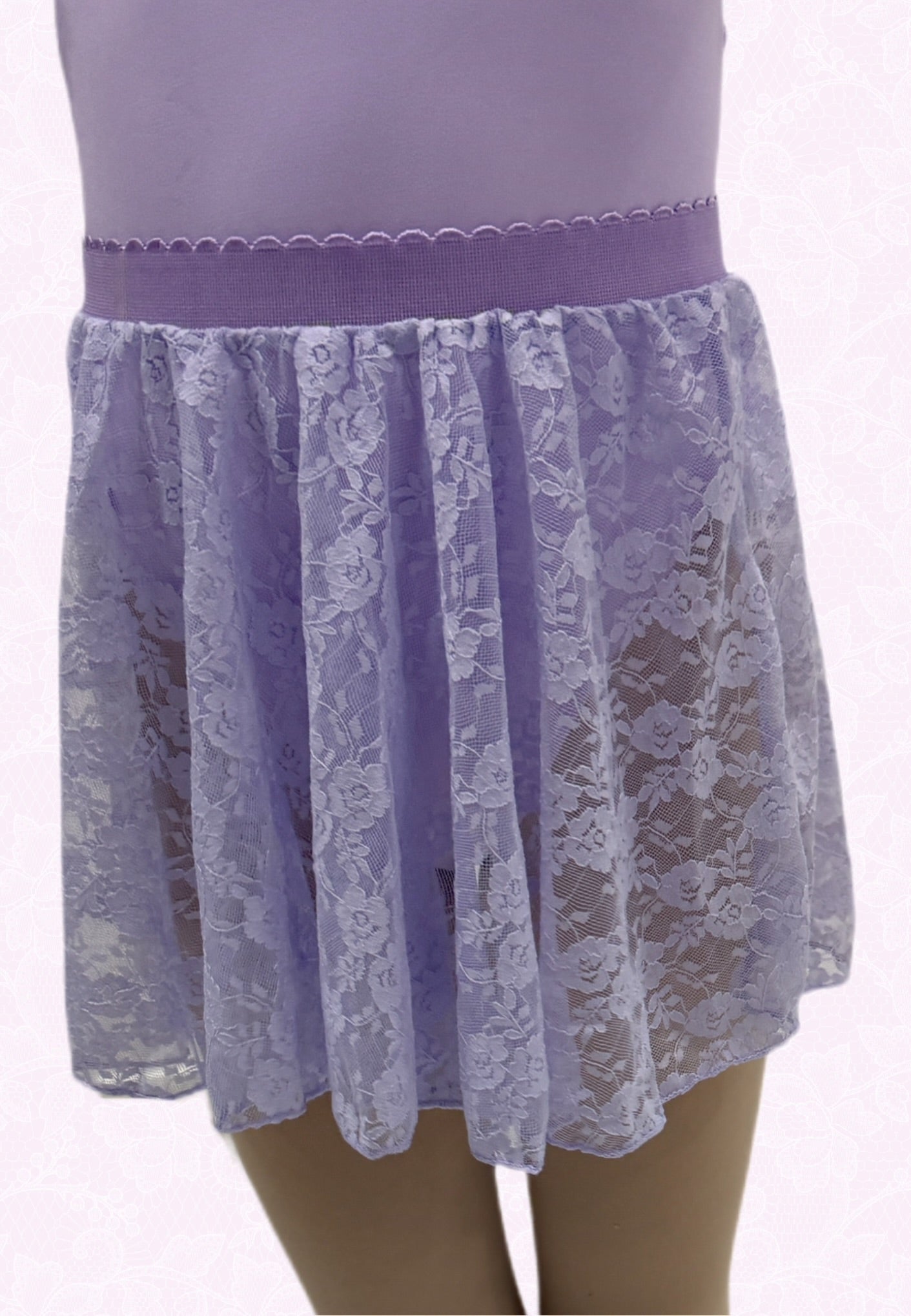 Blossoms Garden Skirt (Lilac purple)