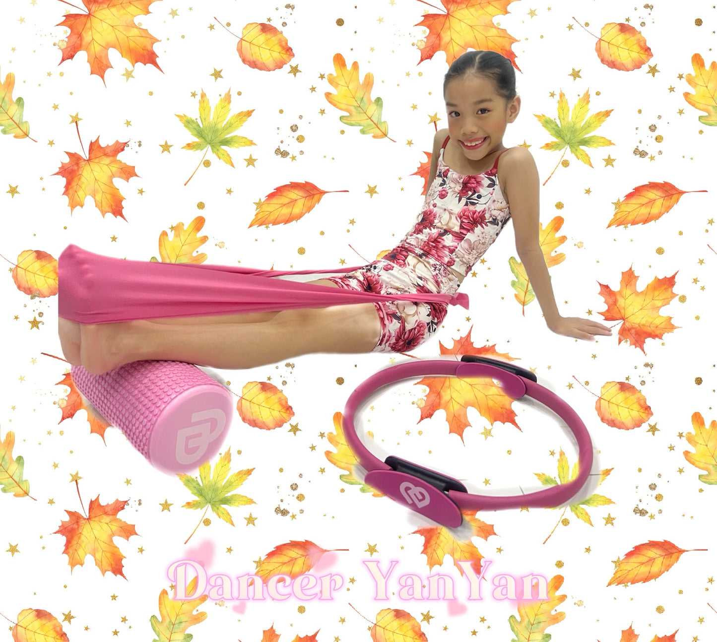 ClaudiaDean World-Golden Fall Collection- Bike Short Coco Print (Ready Stock) Limited Edition!