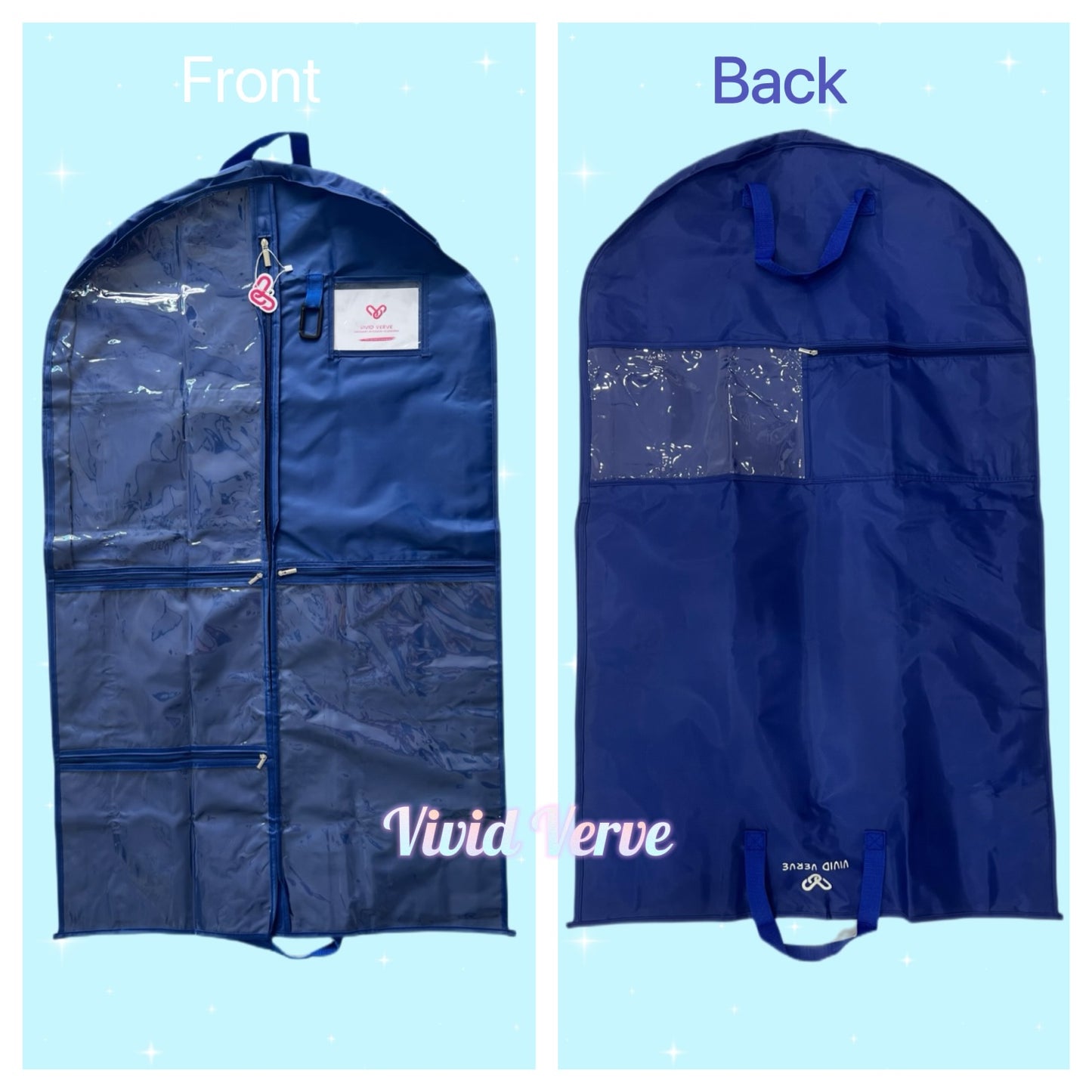 Vivid Costumes Garment Bags (Get it personalised 💝) Name and Dance Pose