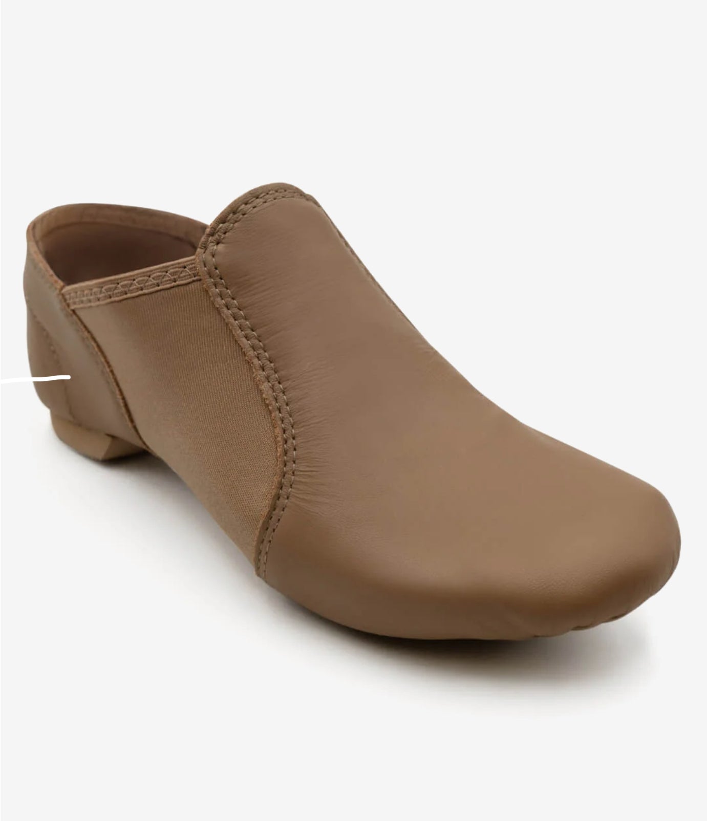 Capezio E-SERIES JAZZ SLIP ON (Caramel and Black)