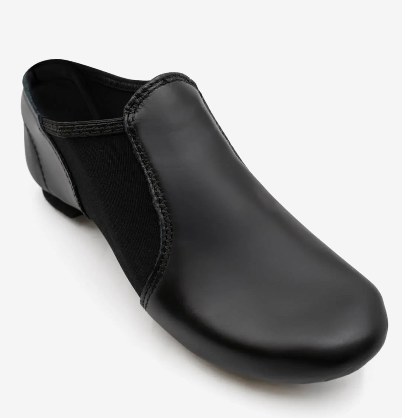 Capezio E-SERIES JAZZ SLIP ON (Caramel and Black)