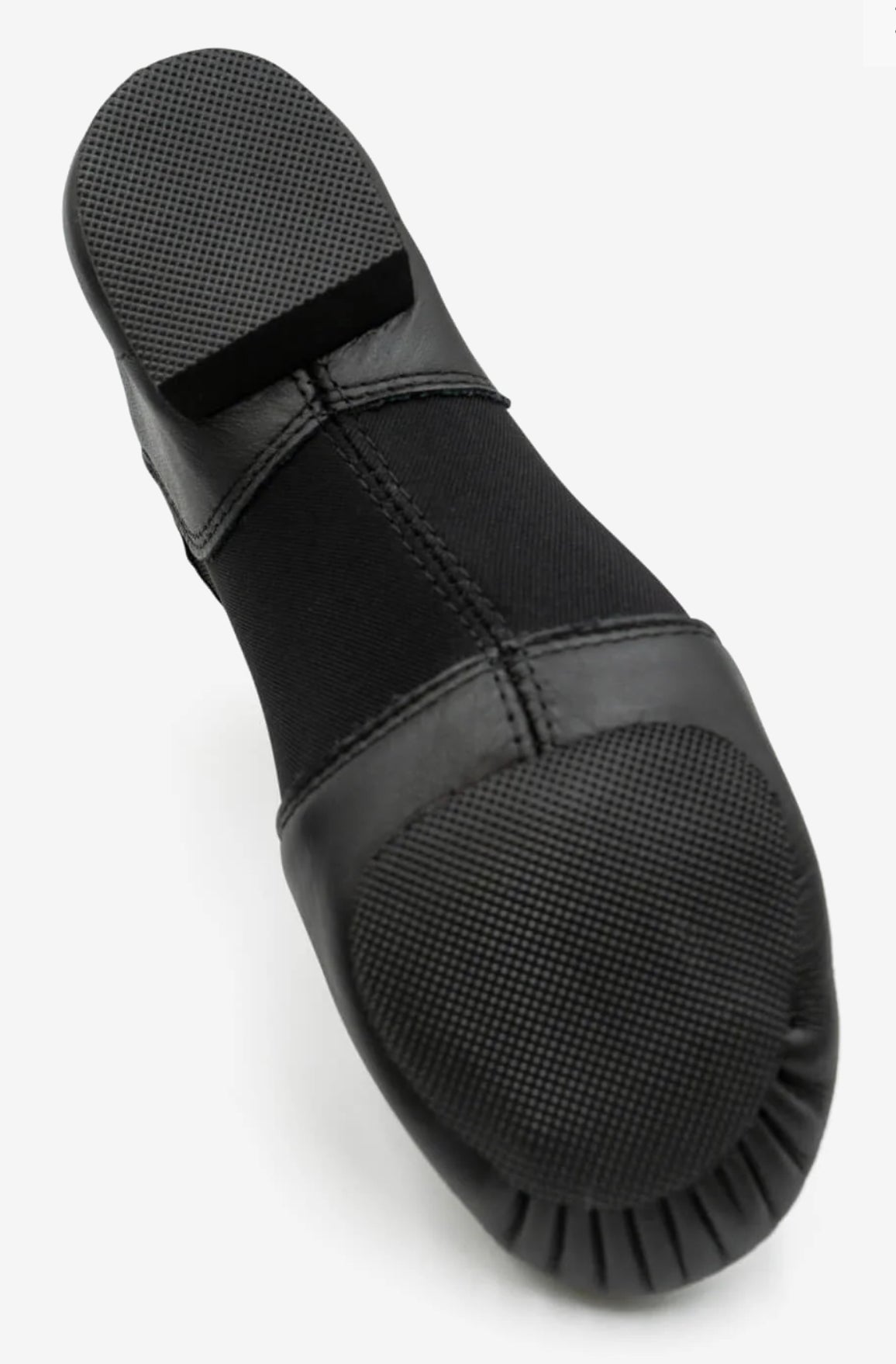Capezio E-SERIES JAZZ SLIP ON (Caramel and Black)