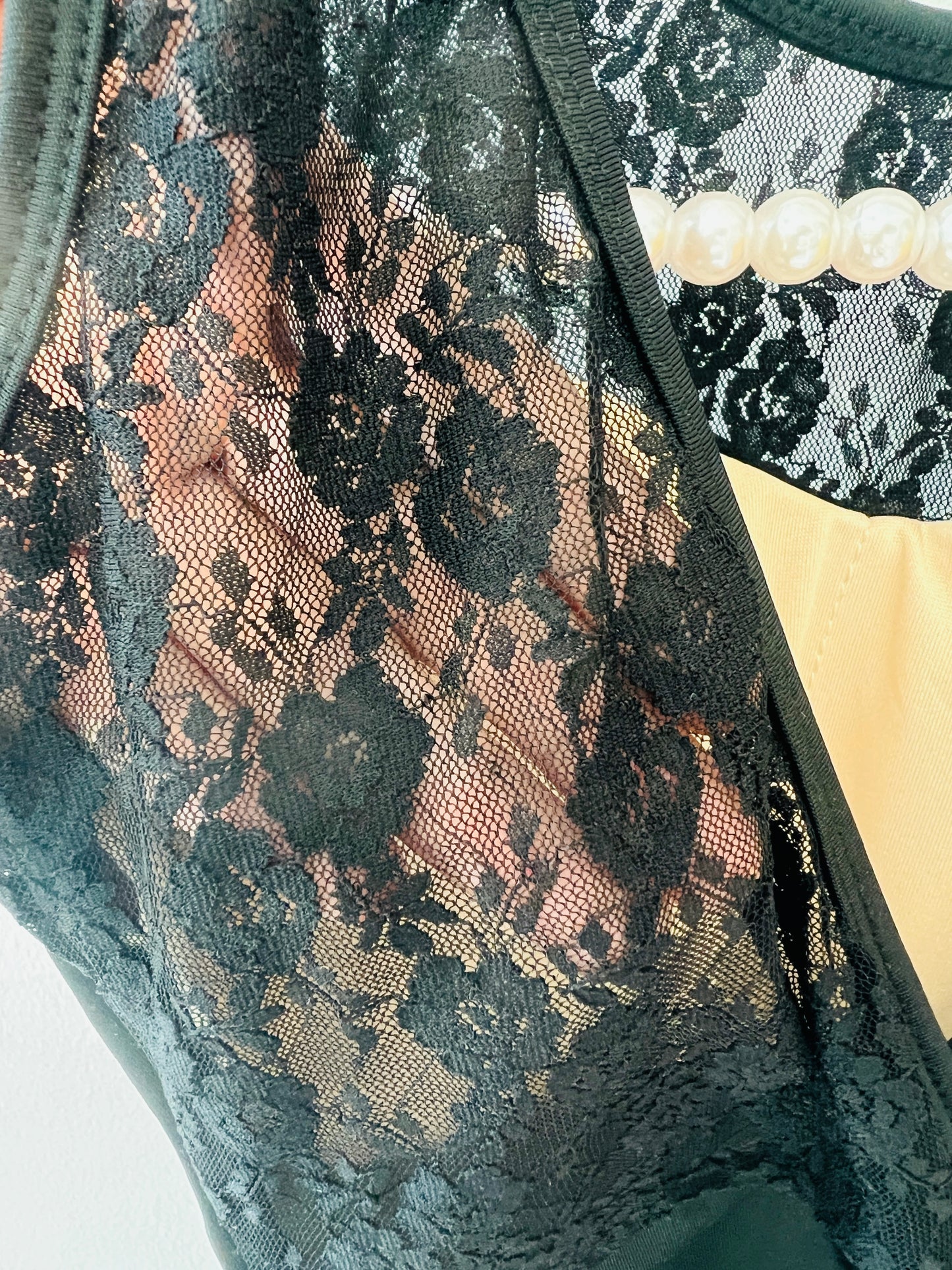 Blossoms Garden Leotard (Noir)