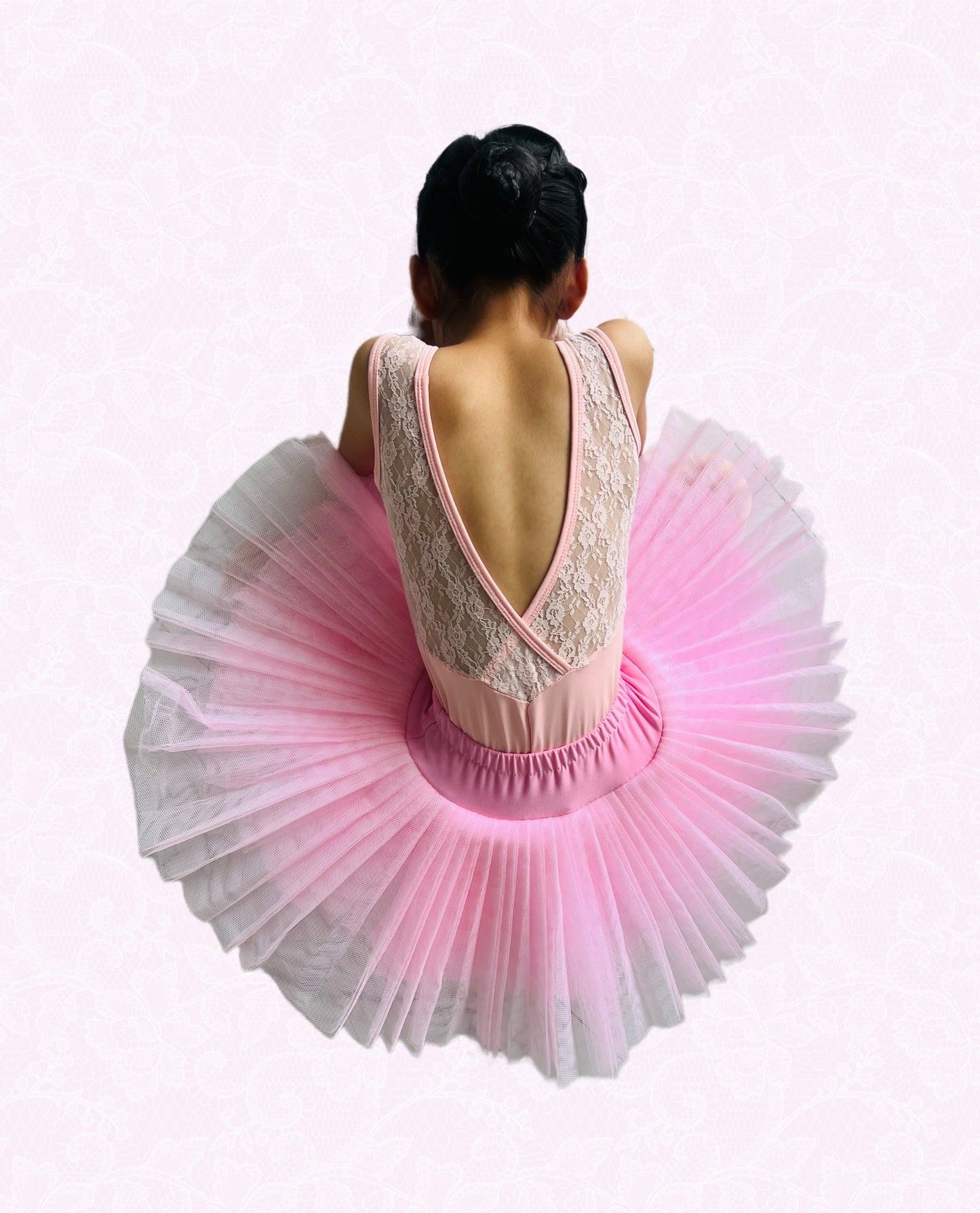 Blossoms Garden Leotard (Sakura Pink)