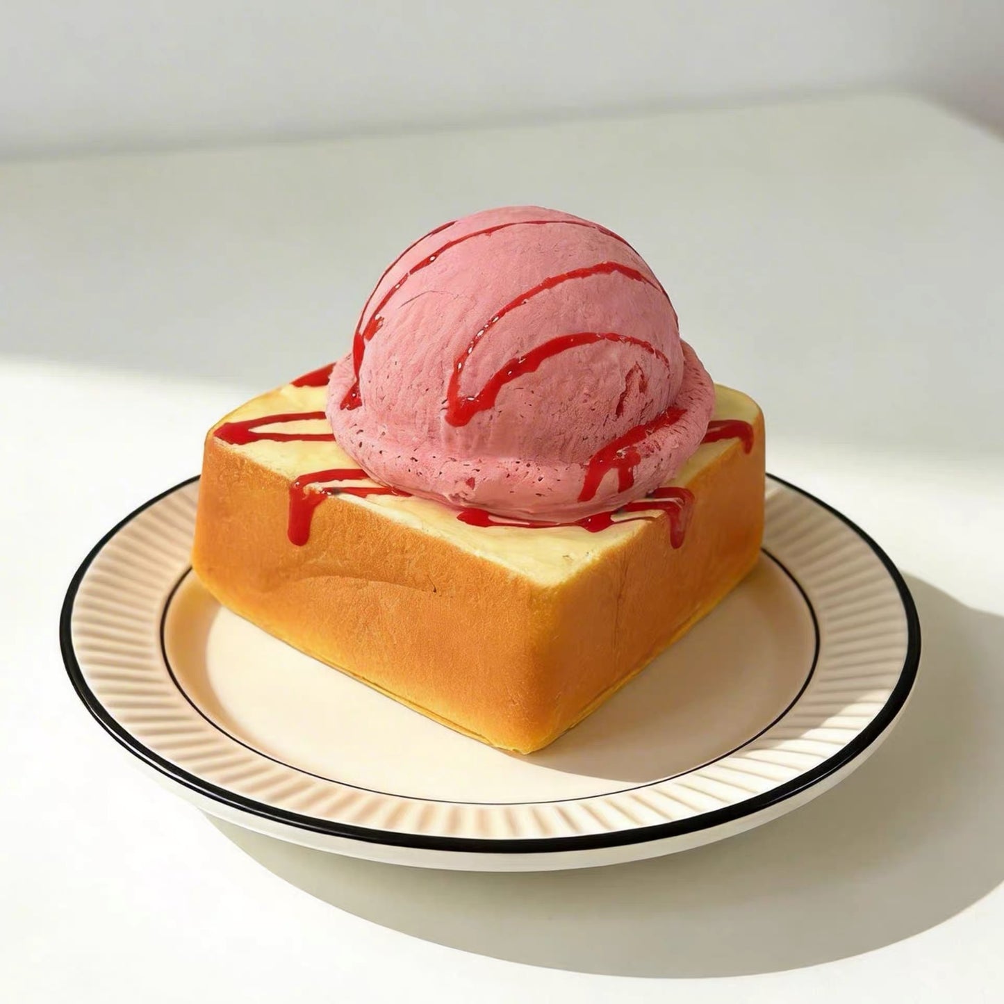 Ice-cream toast squishy