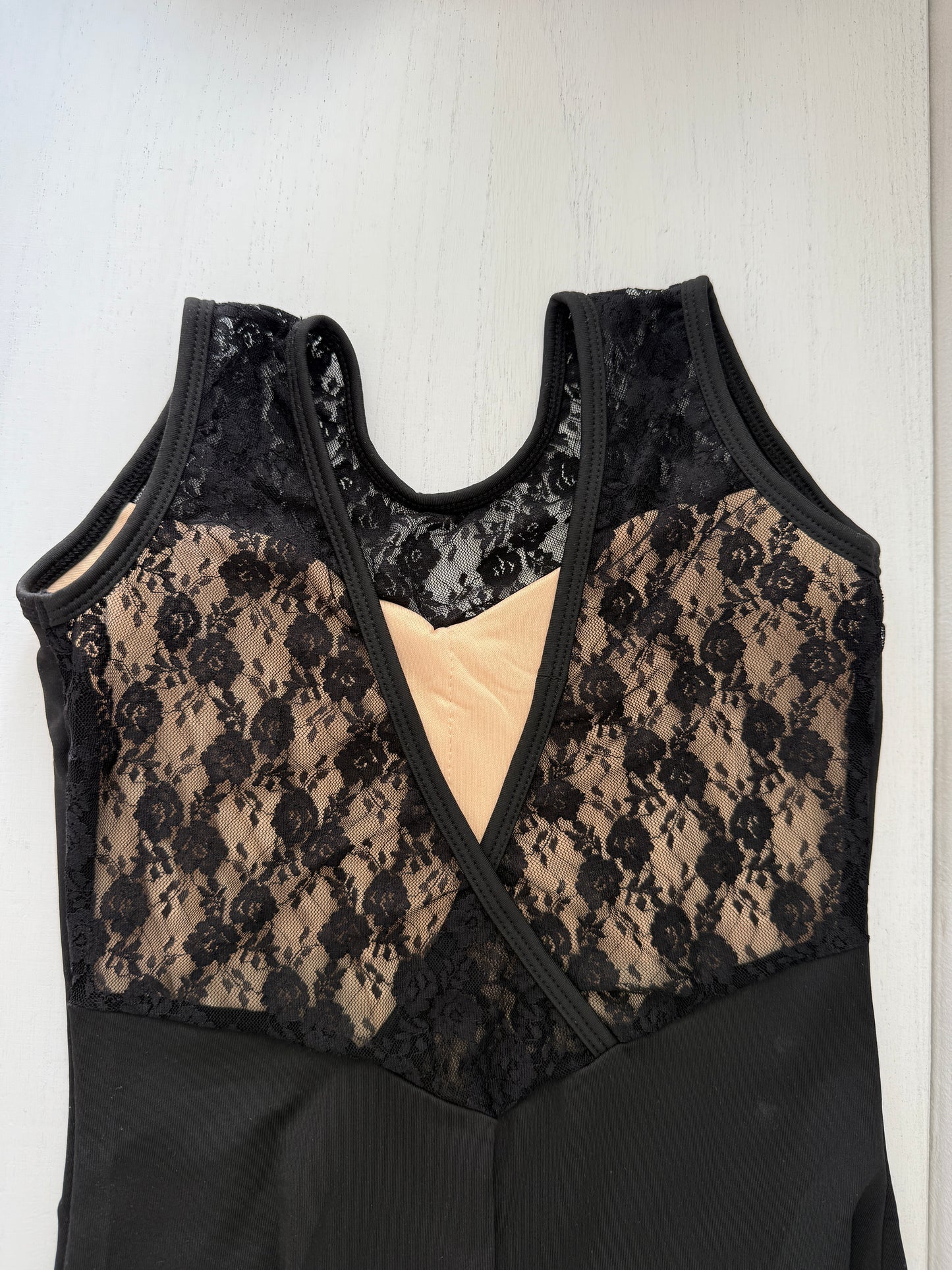 Blossoms Garden Leotard (Noir)