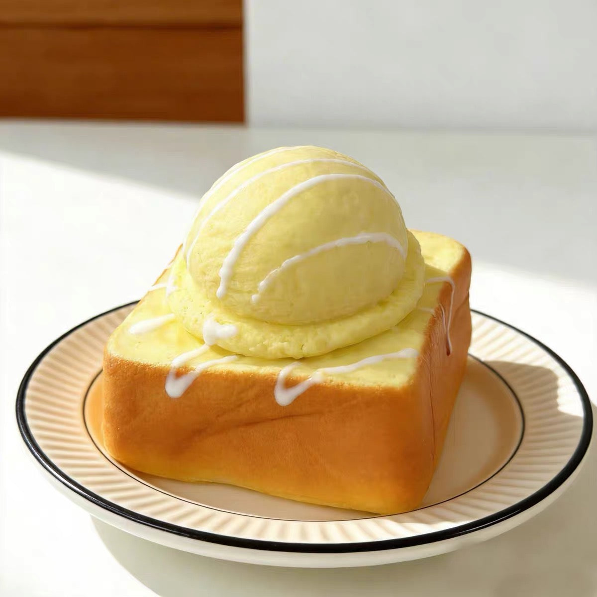 Ice-cream toast squishy