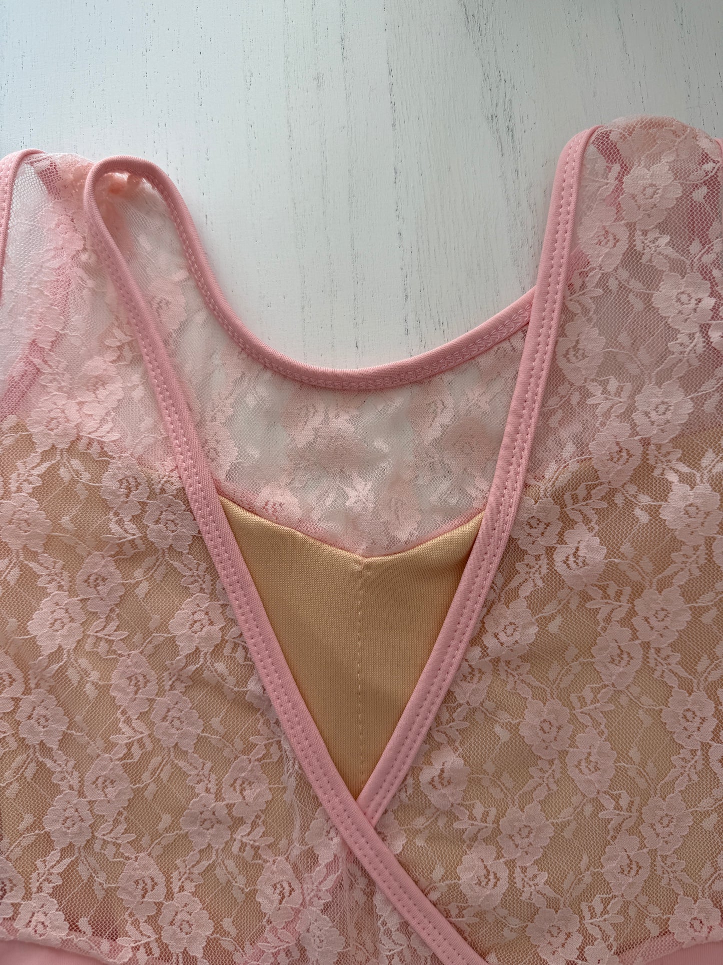 Blossoms Garden Leotard (Sakura Pink)