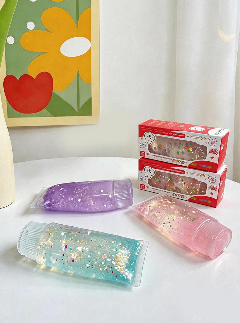 Sparkling “toothpaste” squishy !