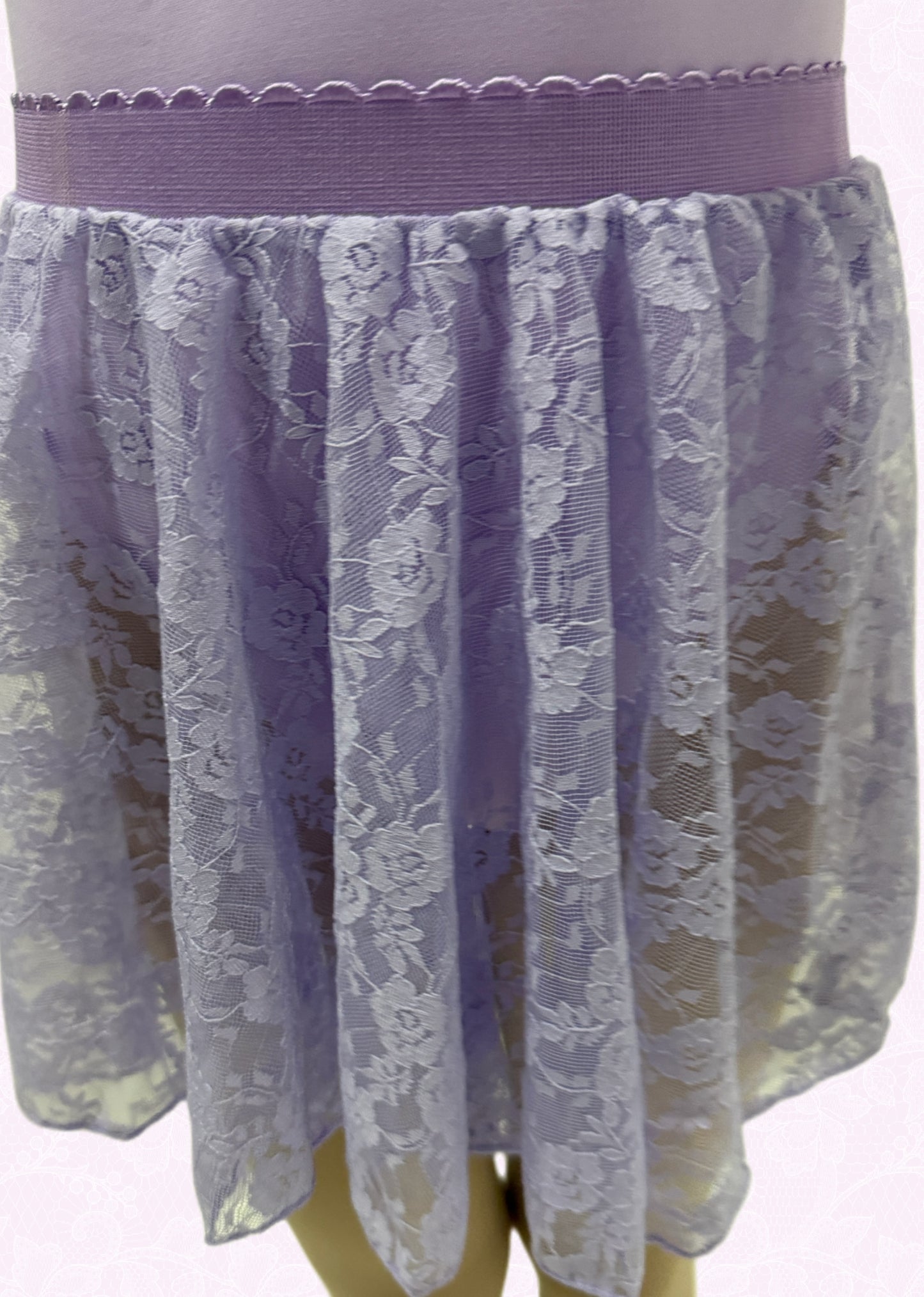 Blossoms Garden Leotard (Lilac purple)