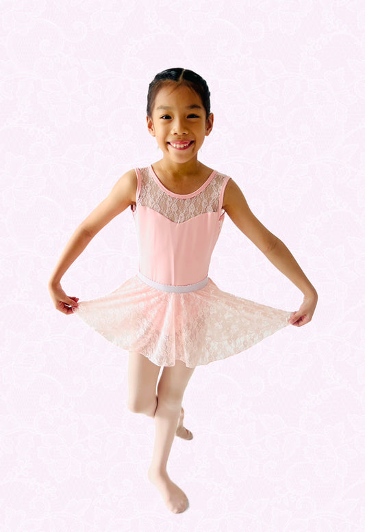Blossoms Garden Leotard (Sakura Pink)