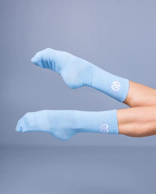 Claudia Dean World - Blueberry Crew CDW Socks