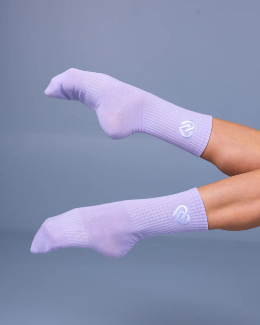 Claudia Dean World - Pastel Lilac Crew CDW Socks