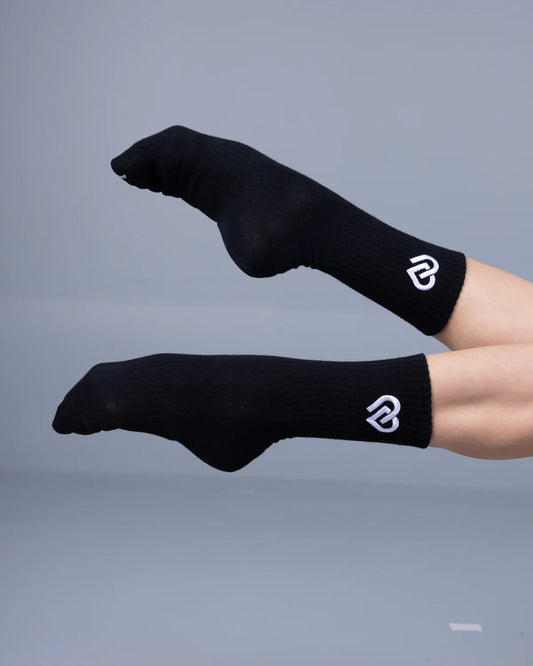 Claudia Dean World - Black Crew CDW Socks