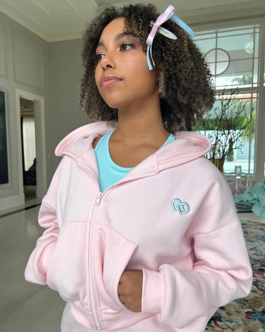 Claudia Dean World - Zip Hoodie Fairyfloss