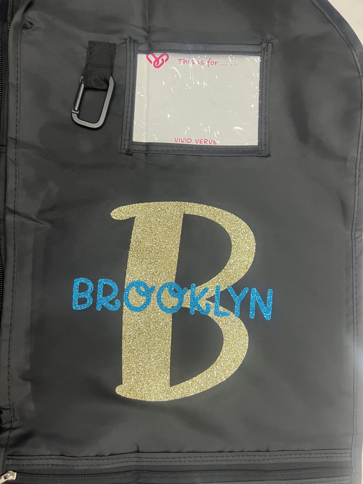 Vivid Multi-compartments Costumes Garment Bag (Get it personalised 💝). Name and Initial