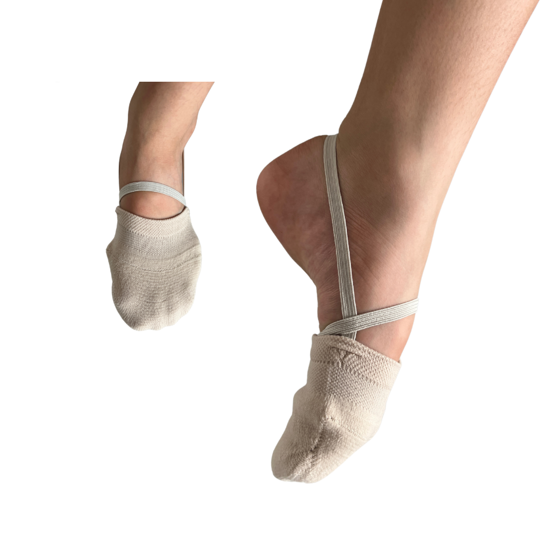 Lyrical / Gymnastics knitted dance half-shoes (distributed by Vivid Verve)