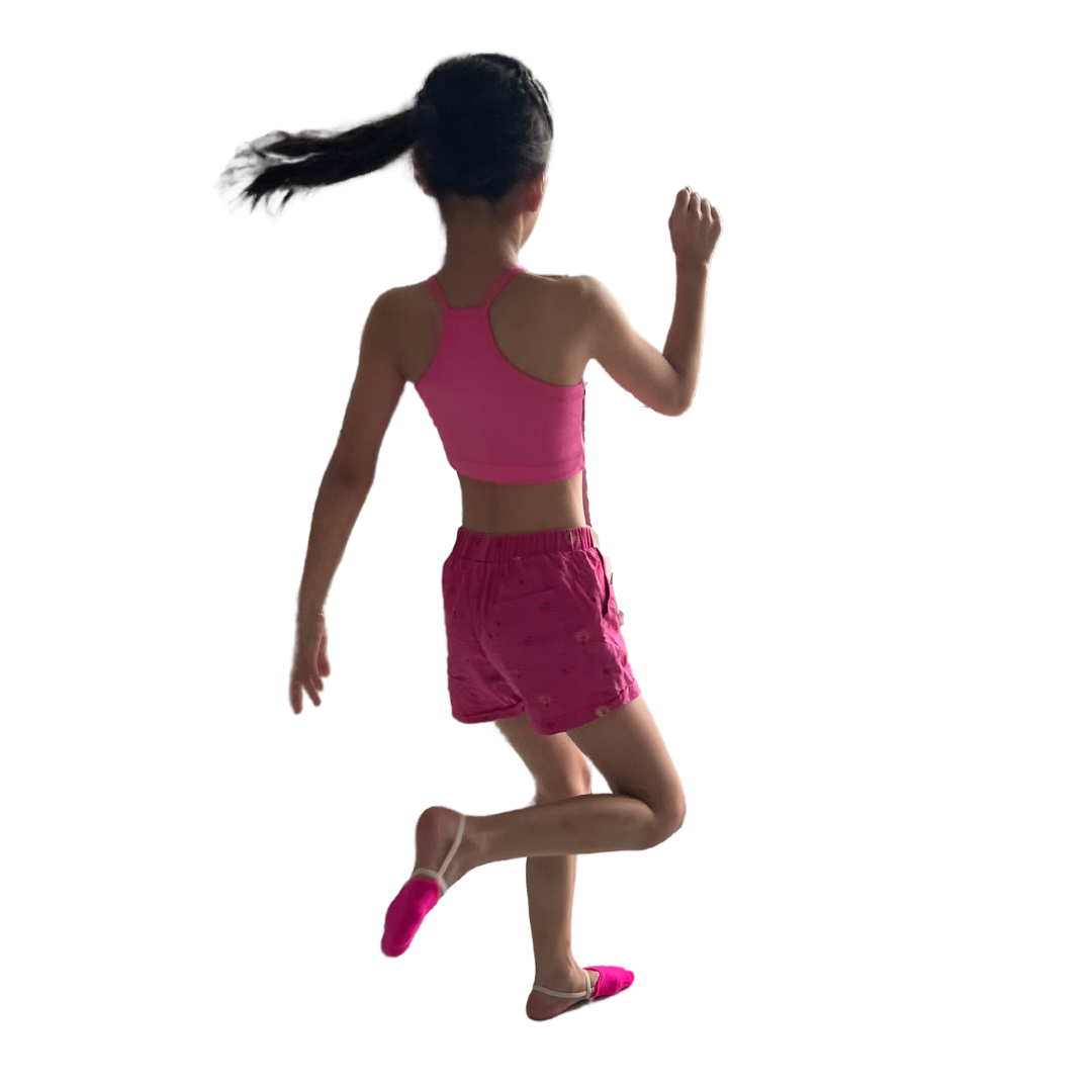 Lyrical / Gymnastics knitted dance half-shoes (distributed by Vivid Verve)